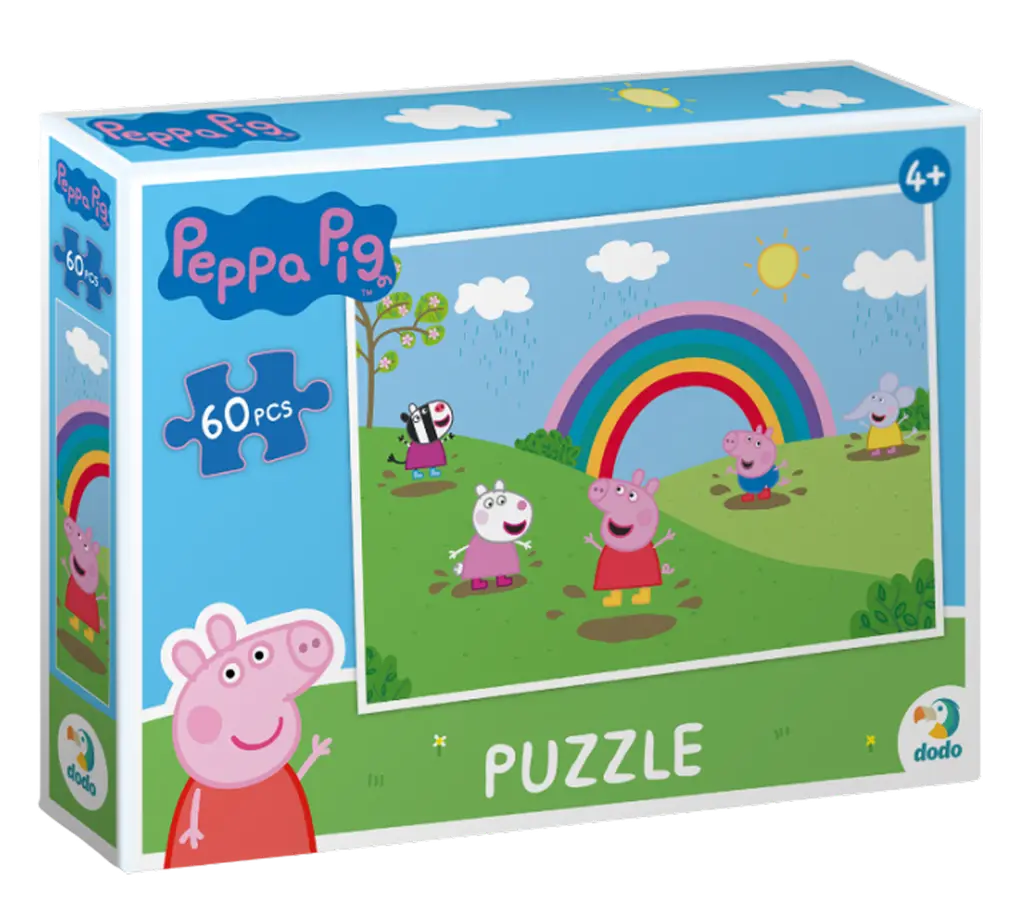 Обкладинка "Пазл на 60 елементів Peppa Pig"