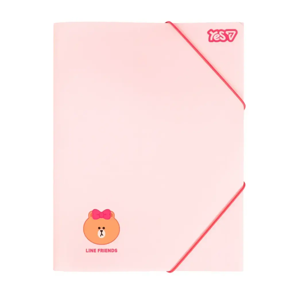 Обкладинка "Папка YES Line Friends A4 на гумці"