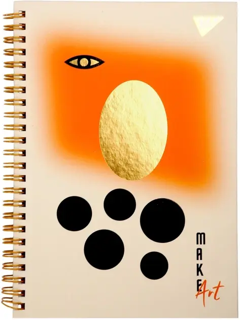 Блокнот YES А5/64 7БЦ cпіраль Make art, клітинка