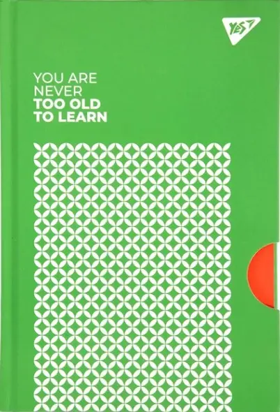 Обкладинка "Блокнот YES А5/96 7БЦ Success is built. Green, клітинка"
