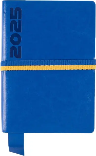 Діловий записник А5 дата Leo Planner Identico м'який, 368 стор., синій