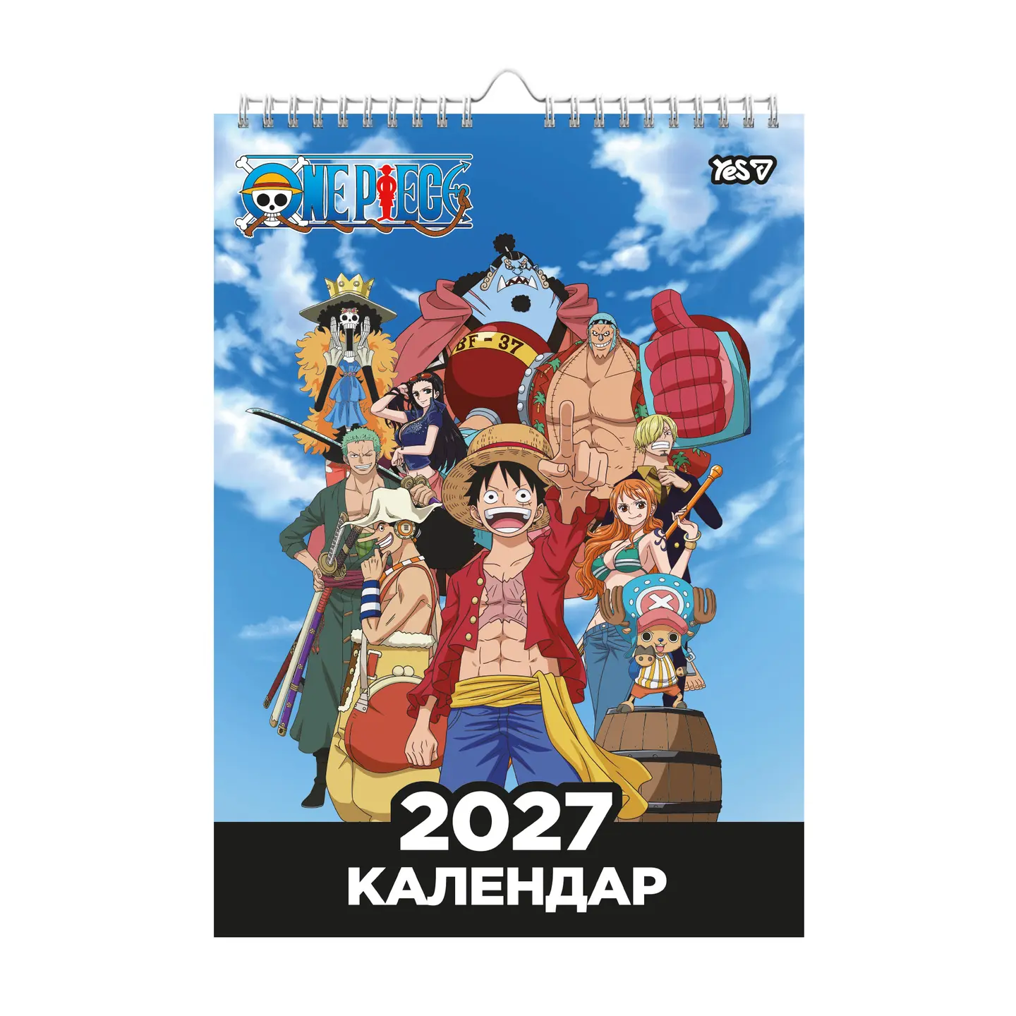Календар-постер YES One Piece настінний на 2027 р., 20 х 40 см