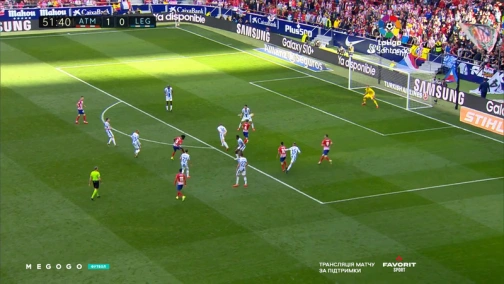 Round 27. Atlético Madrid — Leganés 1:0. Match overview