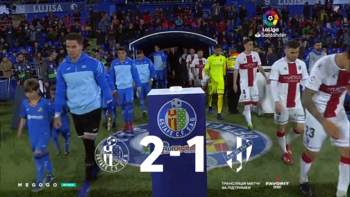 Round 27. Getafe — Huesca 2:1. Match overview