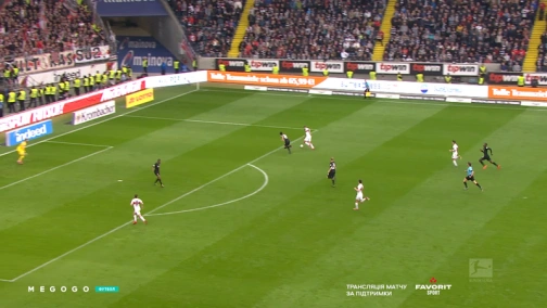 Round 27. Eintracht — Stuttgart 3:0. Match overview