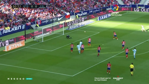 32 тур. Атлетико — Сельта 2:0. Обзор матча