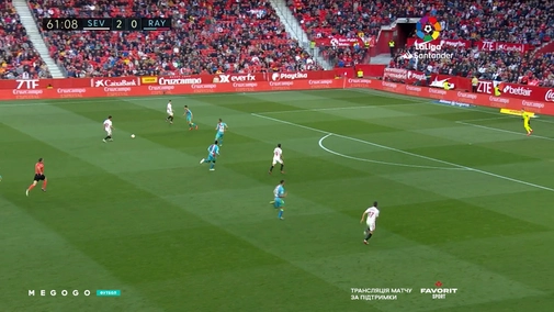 Round 34. Sevilla — Rayo Vallecano 5:0. Match overview