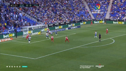 1-й тур. Эспаньол — Севилья 0:2. Обзор матча