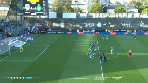 Round 6. Angers — Saint Etienne 4:1. Highlights