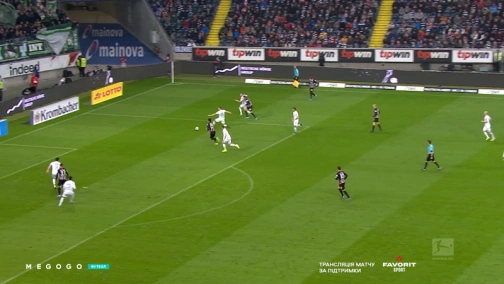 7-й тур. Айнтрахт — Вердер 2:2. Обзор матча