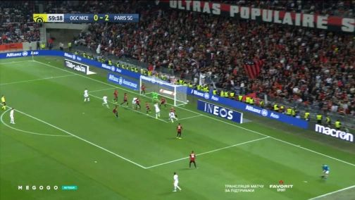 10-й тур. Ницца — ПСЖ 1:4. Обзор матча