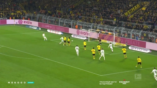 8-й тур. Боруссия Дортмунд — Боруссия Менхенгладбах 1:0. Обзор матча