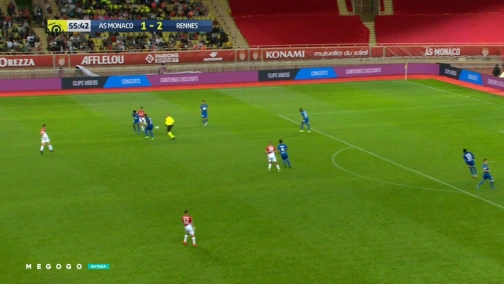 Round 10. Monaco — Rennes 3:2. Highlights