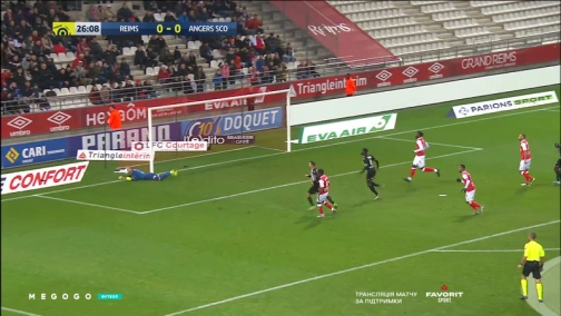 Round 13. Reims — Angers 0:0. Highlights