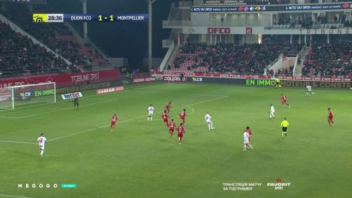 Round 16. Dijon — Montpellier 2:2. Highlights