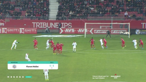 Round 16. Dijon — Montpellier 2:2. Highlights