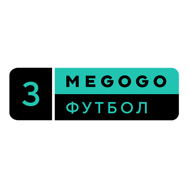 Логотип MEGOGO Футбол Третій
