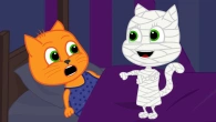 Cats Family in English - Halloween Mummy Animation