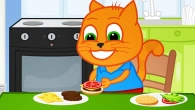 Lili Gato e Amigos - Cat Makes a Hamburger Desenho Animado em Português Brasil