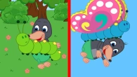 Benny Mole and Friends - How A Caterpillar Becomes A Butterfly Cartoon for Kids