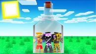 PASO MINECRAFT pero DENTRO DE UNA BOTELLA !!