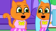 Cats Family en Français - Transformé en Une Belle Fille Dessin Animé 2020 en Français