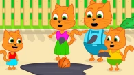 Cats Family en Français - S est Sali Avec Toute la Famille Dessin Animé 2020 en Français