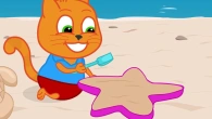 Cats Family en Français - Figurines de jouet de sable Dessin Animé 2020 en Français