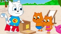 Cats Family en Français - Superhero Cat Pack Dessin Animé 2020 en Français