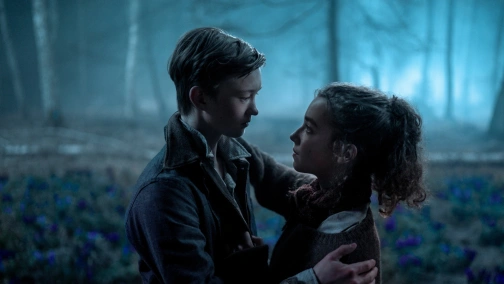 Cudowny chłopak. Biały ptak