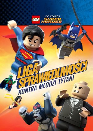 Liga Sprawiedliwości kontra Młodzi Tytani — plakat