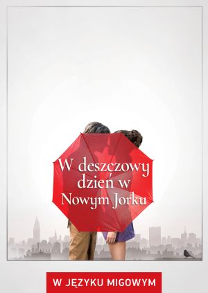 W deszczowy dzień w Nowym Jorku (w języku migowym) — plakat