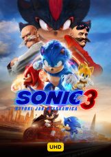 Sonic 3: Szybki jak błyskawica UHD — plakat