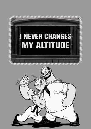 I Never Changes My Altitude