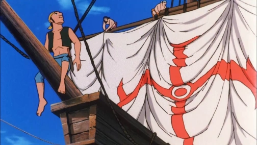 The fleet sails